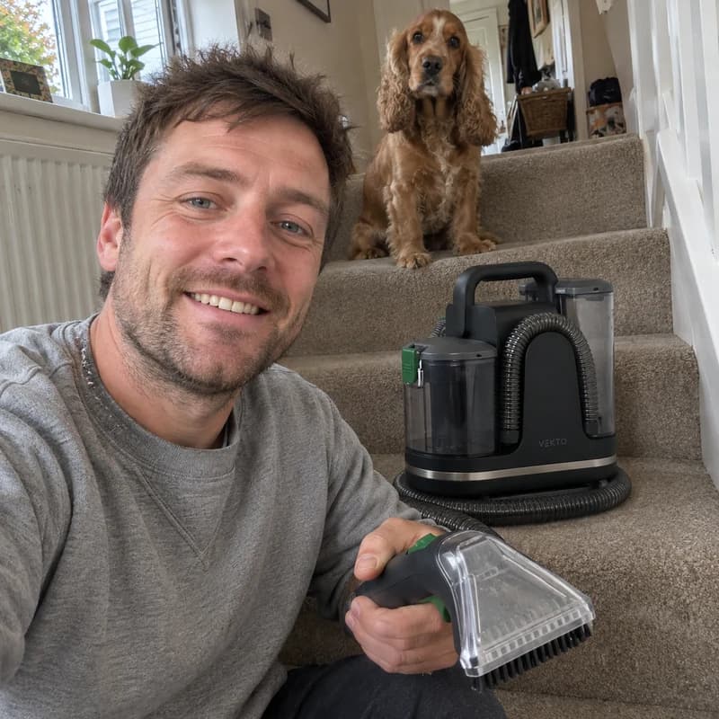 Owen D.'s photo with the Vekto Spot Cleaner P30