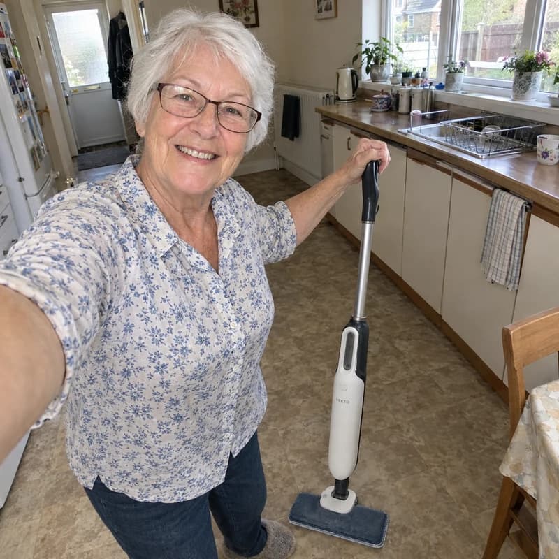 Maureen D.'s photo with the Vekto Steam Mop S20