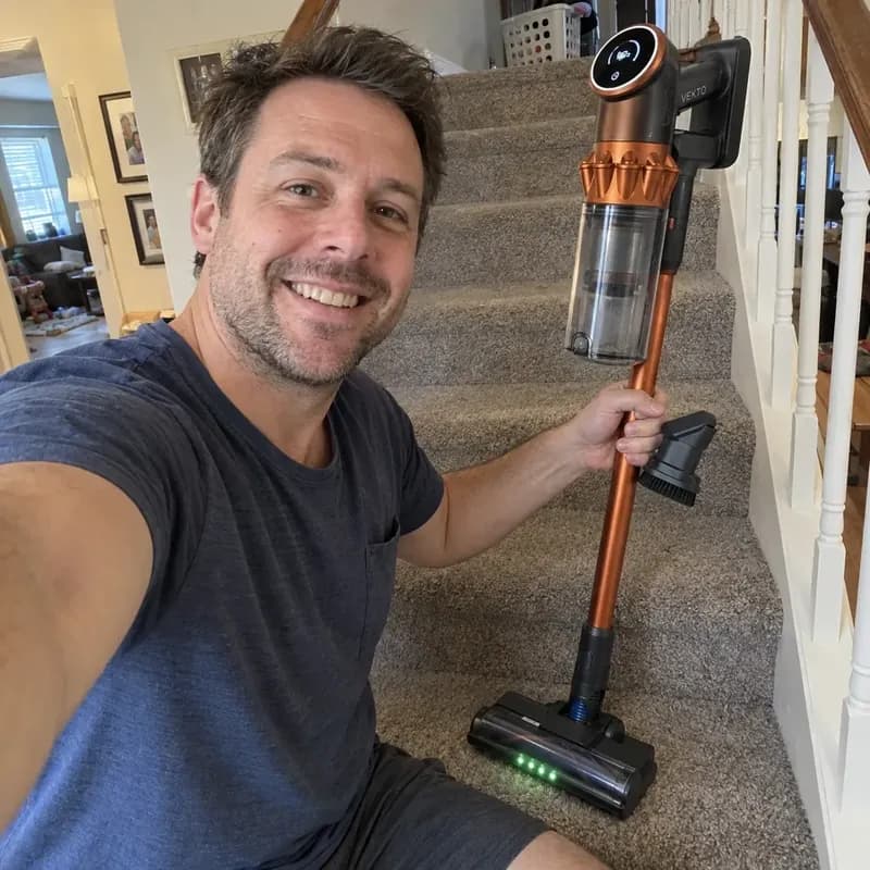 Tyler B. with the Vekto Vacuum V18