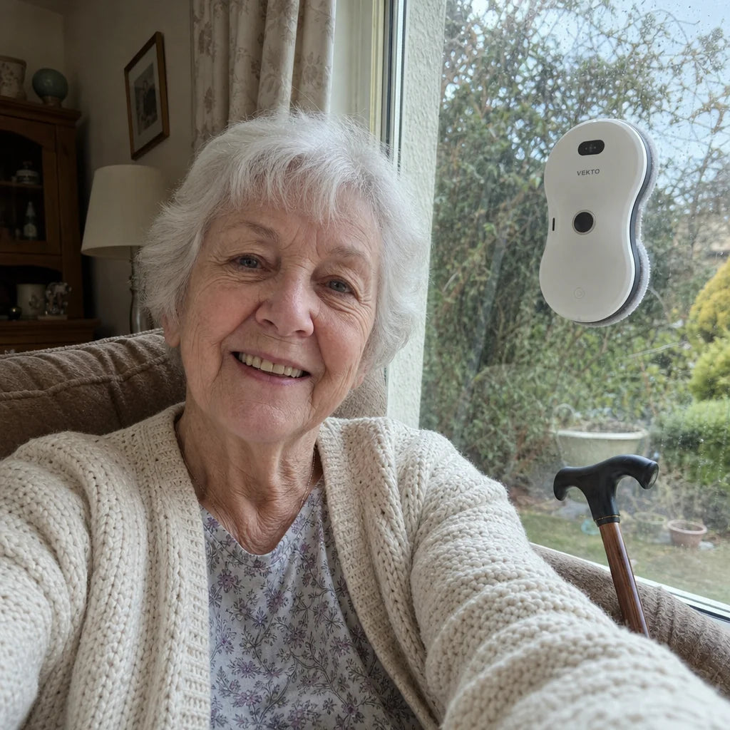 Photo de Monique R. avec Robot Lave-Vitre Vekto